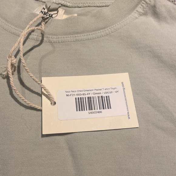 Nico Nico child Emerson pocket long sleeve t shirt new with tags 4 years - Picture 3 of 5